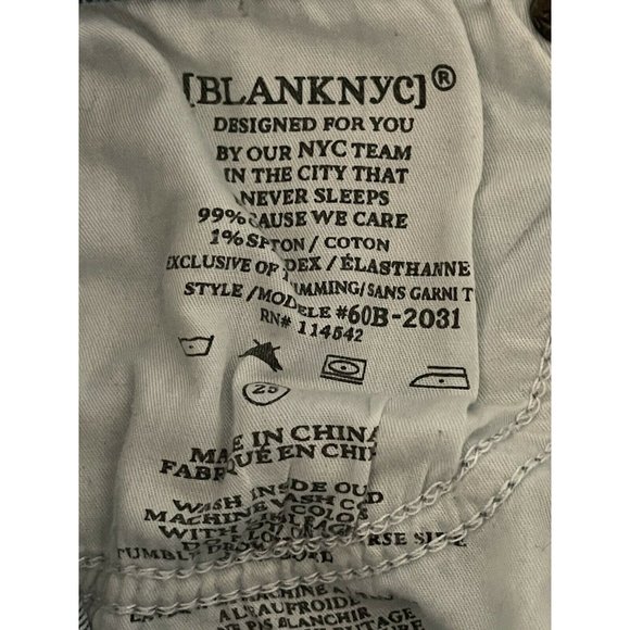 Blank NYC‎ The Great Jones Jeans in Slumlord Side Zip 25 Medium Wash $118 - Picture 8 of 12